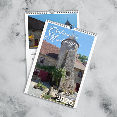 Chateau De Montmagner Wall calendar (2026)