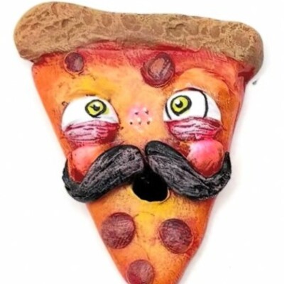 Mustache pizza