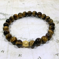 Tiger’s Eye Trio Gemstone Bracelets – Handmade Jewelry for Strength, Focus & Protection - Thumbnail 2