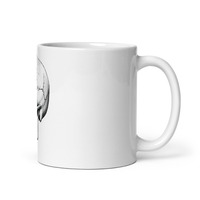 White glossy Coffee mug - Skull edition  - Thumbnail 3