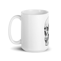 White glossy Coffee mug - Skull edition  - Thumbnail 6