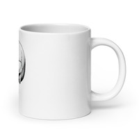 White glossy Coffee mug - Skull edition  - Thumbnail 7