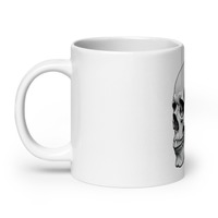 White glossy Coffee mug - Skull edition  - Thumbnail 8