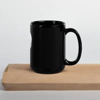 Black Glossy Coffee mug - Skull edition - Thumbnail 5