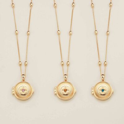 Keepsake birthstone locket - final sale
