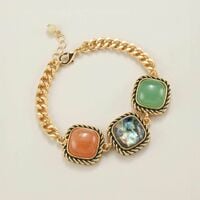 Abalone Gemscape Statement Bracelet - FINAL SALE - Thumbnail 1