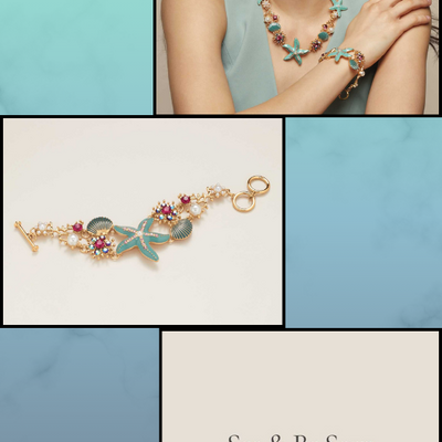 Marine dream statement bracelet - final sale - Thumbnail 2
