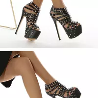 Beauty - Sexy Platform High Heels Sandals- Shoes Worldwide Shipping - Thumbnail 1