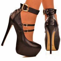 Agostina - Platform High Heel Shoes Worldwide Shipping - Thumbnail 1