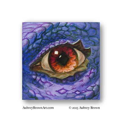 Dragon eye: blood orange / violet