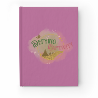 Rule-lined Hardcover Animal-friendly Defying Captivity Logo Journal  - Thumbnail 5