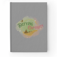 Rule-lined Hardcover Animal-friendly Defying Captivity Logo Journal  - Thumbnail 7