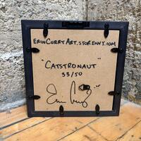 "Catstronaut" Limited Edition Print Shadowbox - Thumbnail 2