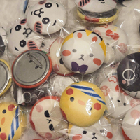 6 cm Plush Buttons - Thumbnail 1
