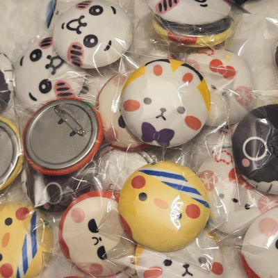 6 cm plush buttons