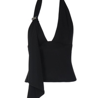 Sexy halter neck low-cut backless camisole top - Thumbnail 2
