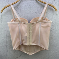 Sexy fishtail camisole with pleated mesh - Thumbnail 1