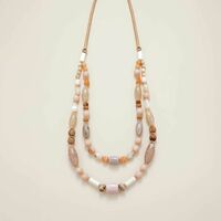 Soft Sands Beaded Necklace - FINAL SALE - Thumbnail 2