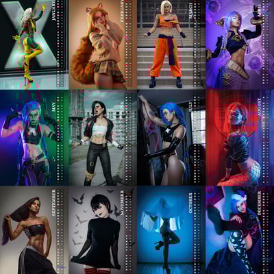 Cosplay calendar 2026