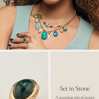 Seaside treasure stretch ring - final sale - Thumbnail 1