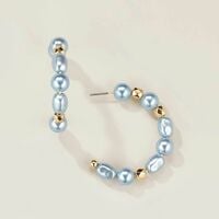 Pearlescent Moonlight Hoops - FINAL SALE - Thumbnail 1