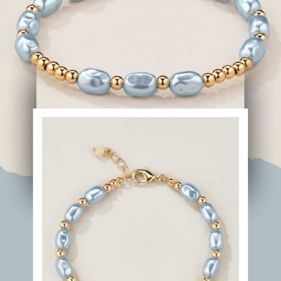 Pearlescent moonlight bracelet - final sale - Thumbnail 2