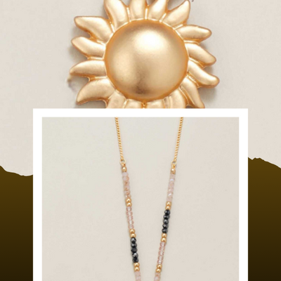 Sunlight glow pendant necklace - final sale - Thumbnail 1