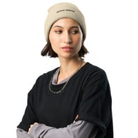 Waffle Knit Beanie Hat  Unisex, Soft & Warm - Thumbnail 1