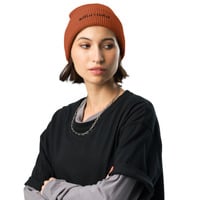 Waffle Knit Beanie Hat  Unisex, Soft & Warm - Thumbnail 1