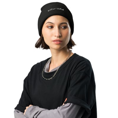 Waffle Knit Beanie Hat  Unisex, Soft & Warm
