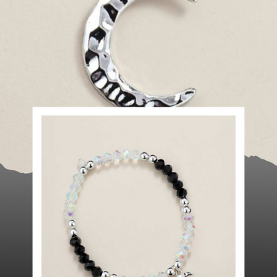 Moonlight glow stretch bracelet - final sale - Thumbnail 1