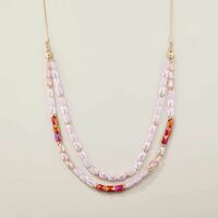 Colorblock Chic Layered Necklace - FINAL SALE - Thumbnail 1