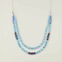 Colorblock Chic Layered Necklace - FINAL SALE - Thumbnail 2