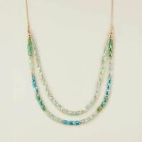 Colorblock Chic Layered Necklace - FINAL SALE - Thumbnail 3