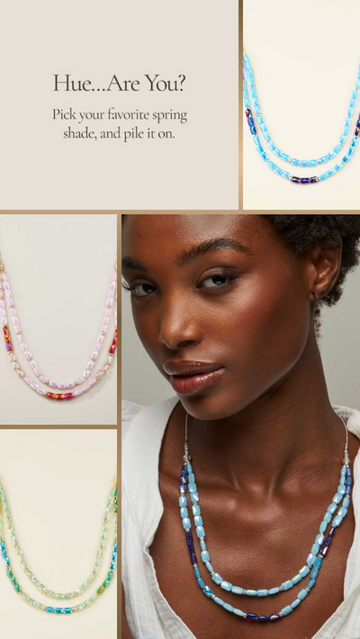 Colorblock Chic Layered Necklace - FINAL SALE