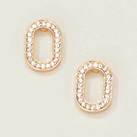 Sleek Links Necklace & Earring Set - FINAL SALE - Thumbnail 2