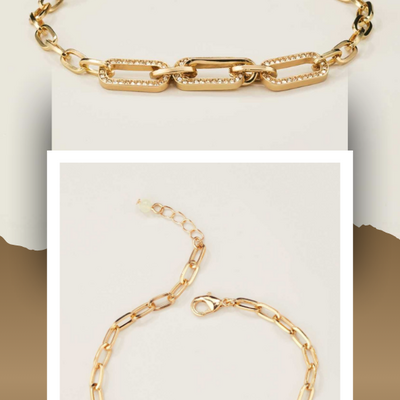 Sleek links chain bracelet - final sale - Thumbnail 2