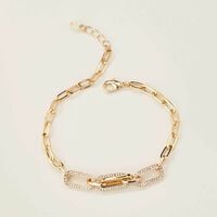 Sleek Links Chain Bracelet - FINAL SALE - Thumbnail 1