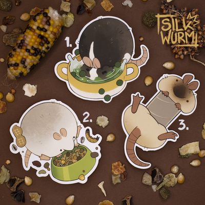 Rat squad stickers 