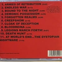 ATOMIC TERROR - Endless War (New Thrash Metal CD from Portland Oregon band with bonus Sticker) - Thumbnail 1