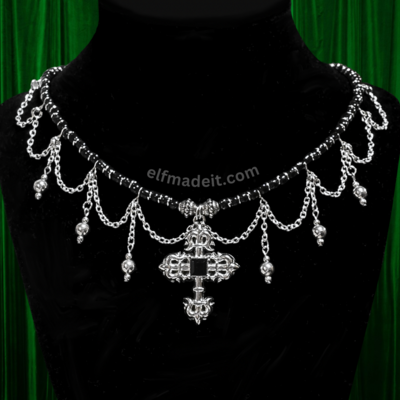 Gothic cross necklace