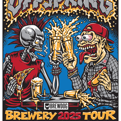 The offspring brewery tour 2025 poster!