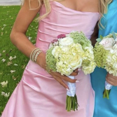 Strapless classy a line pink short grade homecoming dresses