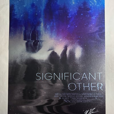 Rare: "significant other" special edition 13" x 19" metallic foil poster designed by me (2022)