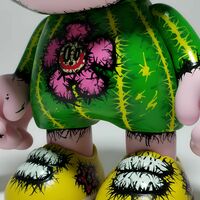 Custom ArTToy by Celipe Perroloco "Cactus Smile"  (Custom Uber Janky Superplastic)  - Thumbnail 5