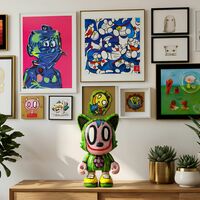 Custom ArTToy by Celipe Perroloco "Cactus Smile"  (Custom Uber Janky Superplastic)  - Thumbnail 3