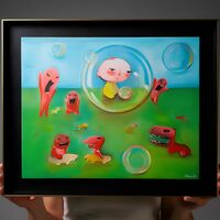 Painting by delChicca "In my bubble" - Thumbnail 1