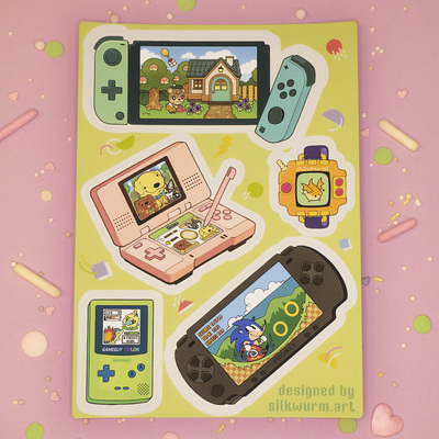 Gaming Companions Sticker Sheet