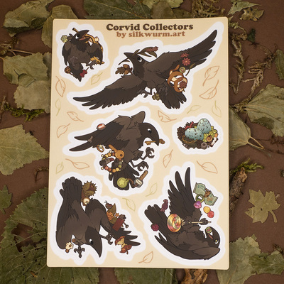 Corvid Collectors Sticker Sheet