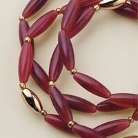 Crimson Aurora Multi-Row Beaded Bracelet Set - FINAL SALE - Thumbnail 3